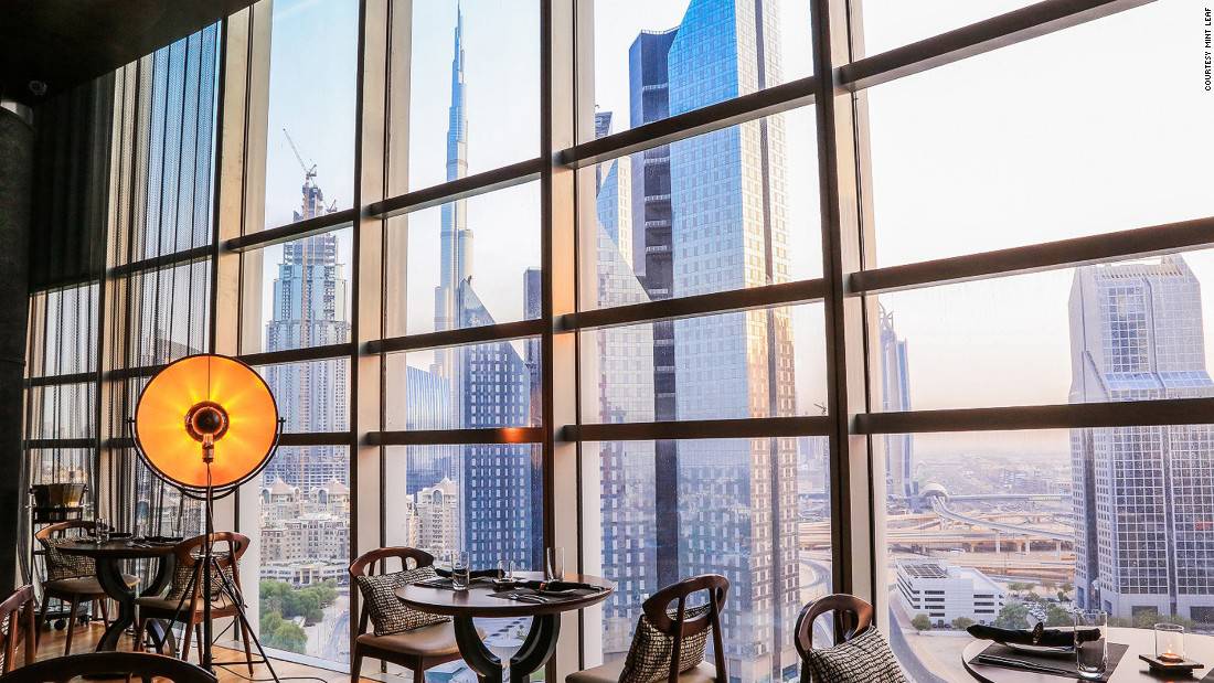 Mint Leaf: Located on the 15th floor, this London export has floor-to-ceiling windows facing the Burj Khalifa.